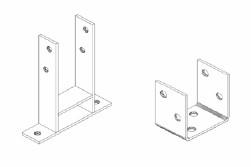 Bolt to concrete U Shape